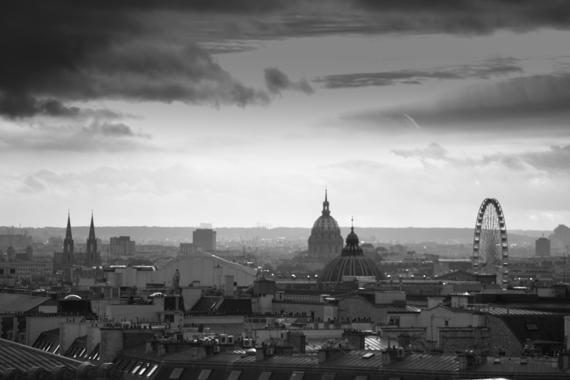 Paris 2017 - vue terrasse galerie lafayette